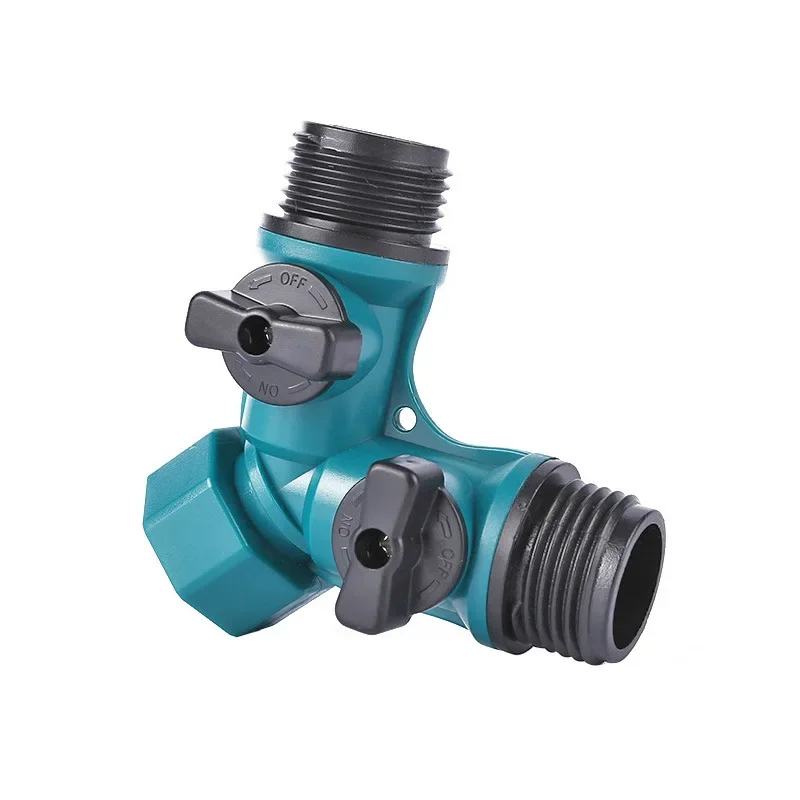 Garden Hose Splitter with Shut-Off for Landscaping
