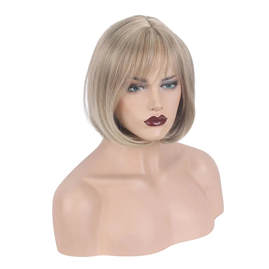 Natural Soft Wavy Long Curls Heat Resistant Synthetic Wig Women's Hairstyle-Elegant and Charming Blonde Wavy Hair Wig