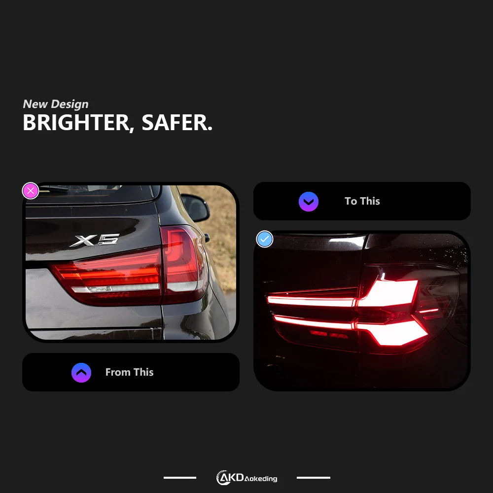 カーテールライトアセンブリ LED テールライトシーケンシャルターン