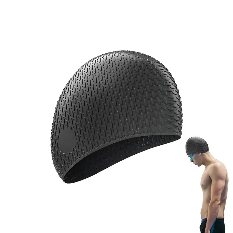 

Adult Swim Hat Pool Silicone Hat For Swimming Swimming Gear For Women Men Teen Girls For Beach Hotel Home Swimming Pool Seaside