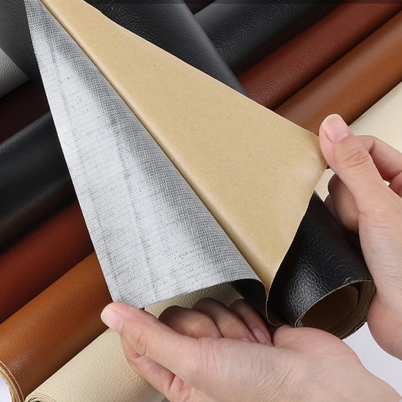 Leather Self Adhesive Furniture  Adhesive Eco Leather Furniture - Leather  Car Skin - Aliexpress