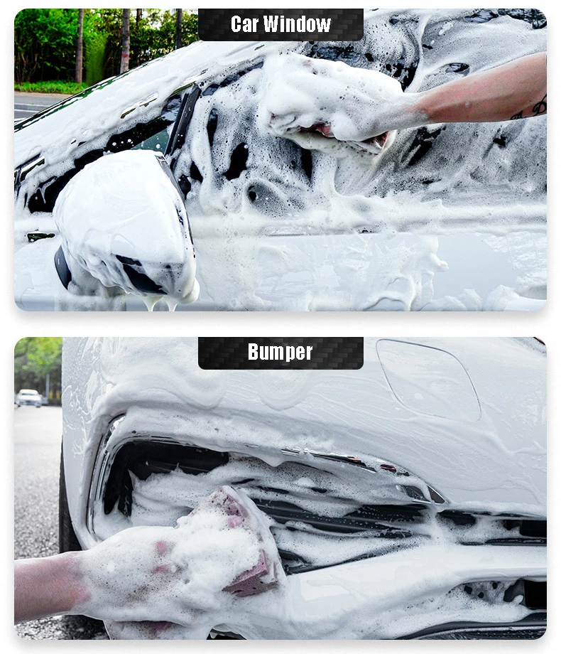 500ml Car Wash Liquid Auto Cleaning Shampoo High Foam Soap Powder Windshield Wash Tools Multifunctional Cleaning Accessories