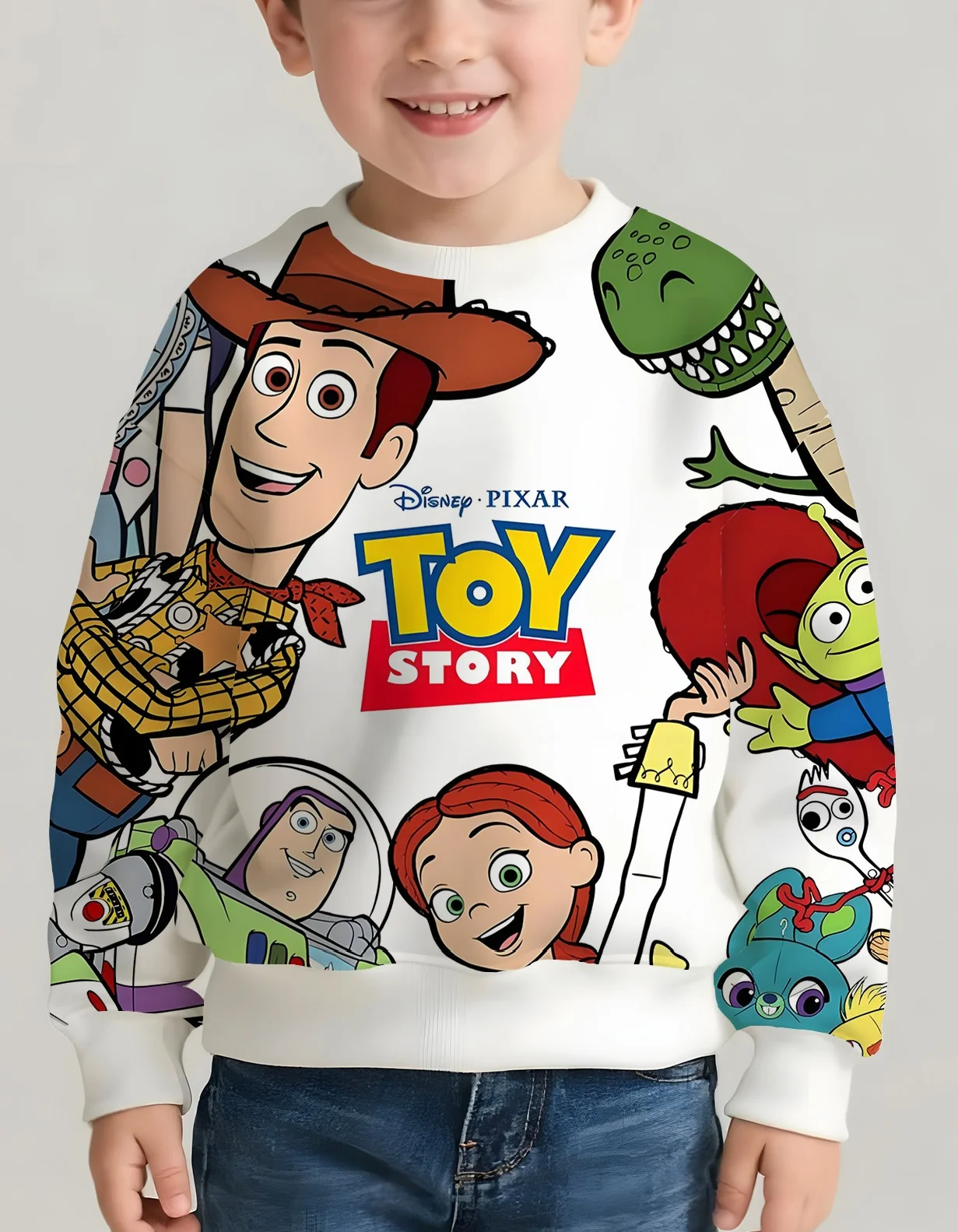 سويت شيرت للأطفال مع هوديي للجنسين مطبوع عليه Disn...