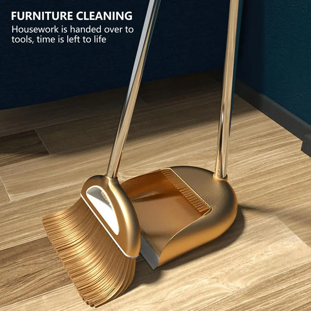 Description Picture 2 of itemBroom Plastic Dustpan Set Cleaning Tools Sweepers Wiper For Floors Home Accessories Sweeping Dust Brush Multifunction
