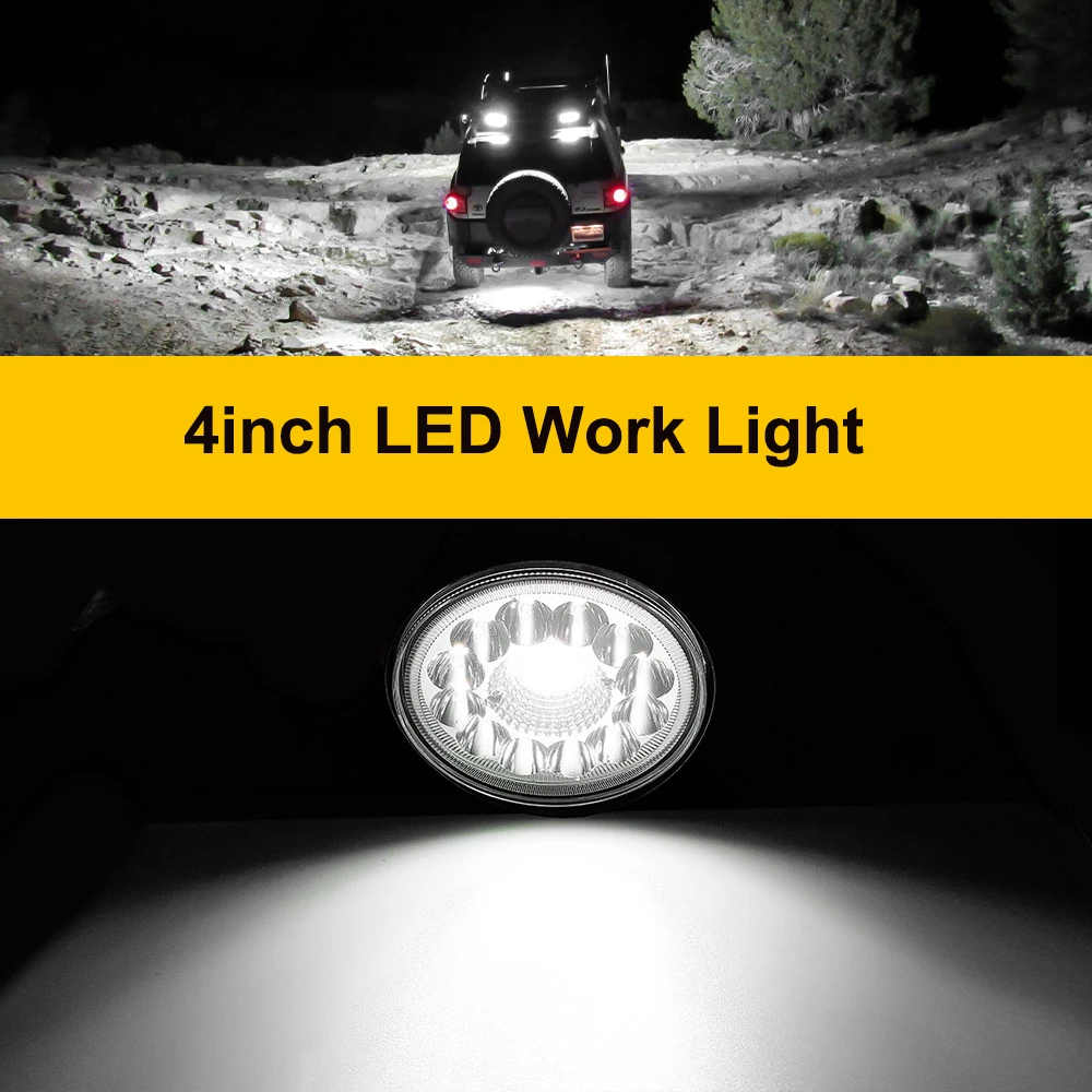 תוספת פנס ספוטים עגולים חזקים