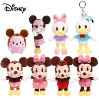 15cm Cartoon Disney Soft Toy Plushie Stuffed Keychain Toys Peluches Kawaii Plushes Doll Anime Plush Animals Cute Key Chain 1