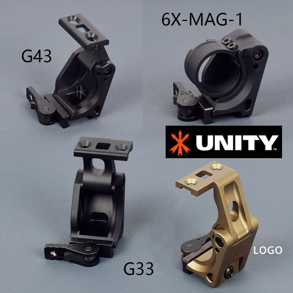 Tactical Unity Fast Mount G33 G43 G45 Scope Mounts FTC 3X 6x