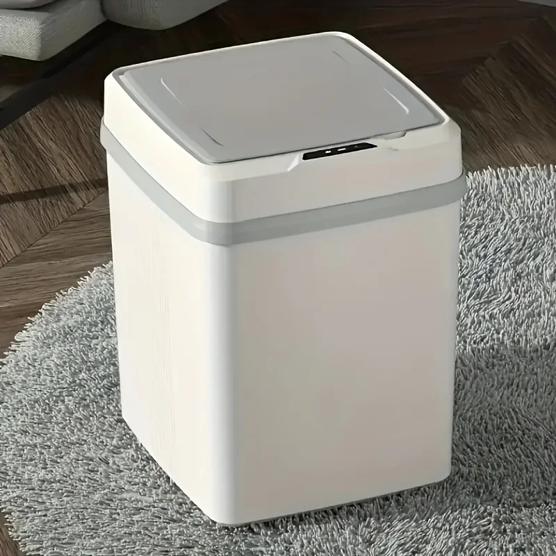 3.17 gallon-13LSmart Sensor Bin: Fully automatic multi-function electric touch storage bin for homes, kitchens and bathrooms