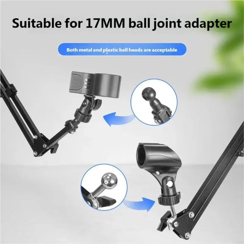 29ED 마이크 클립 홀더 팟캐스팅 방송용 30-45mm 보안 클램핑 범위