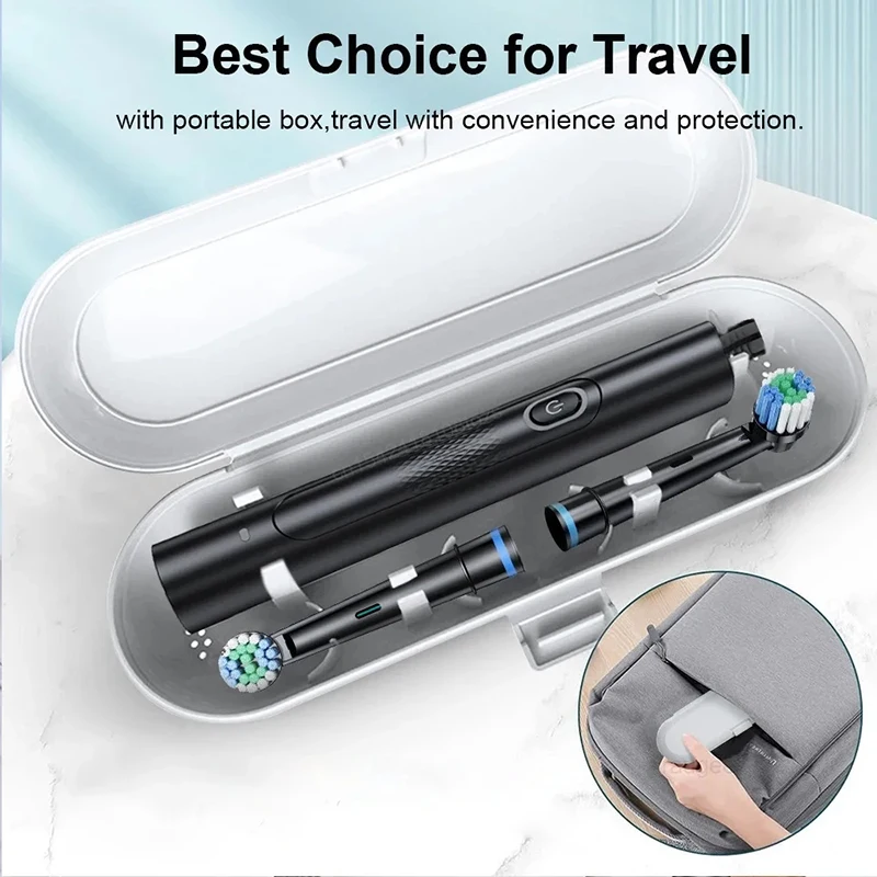 Xiaomi Rotating Electric Toothbrush for Adults with 4 Brush Heads Deep Clean with Rechargeable Power and 2 Min Smart Timer 4