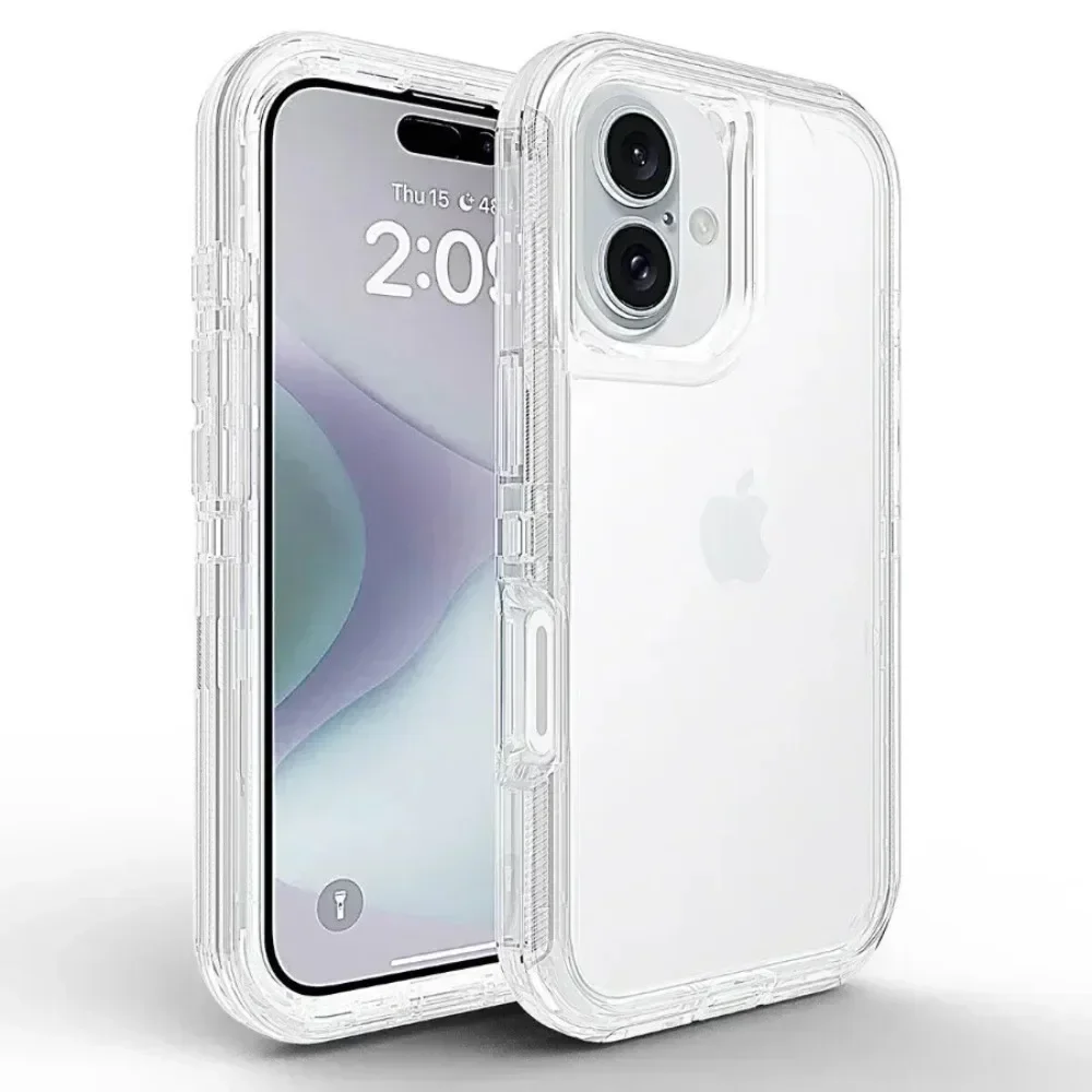 Premium 3-in-1 Hybrid Armor Phone Case - Shockproof Rugged Protection Cover