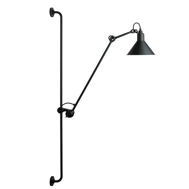 Designer Creative Long Pole Swing Arm Telescopic Industrial Style Wall Lamp Nordic Retro Bedroom Bedside Reading Room Decor 6