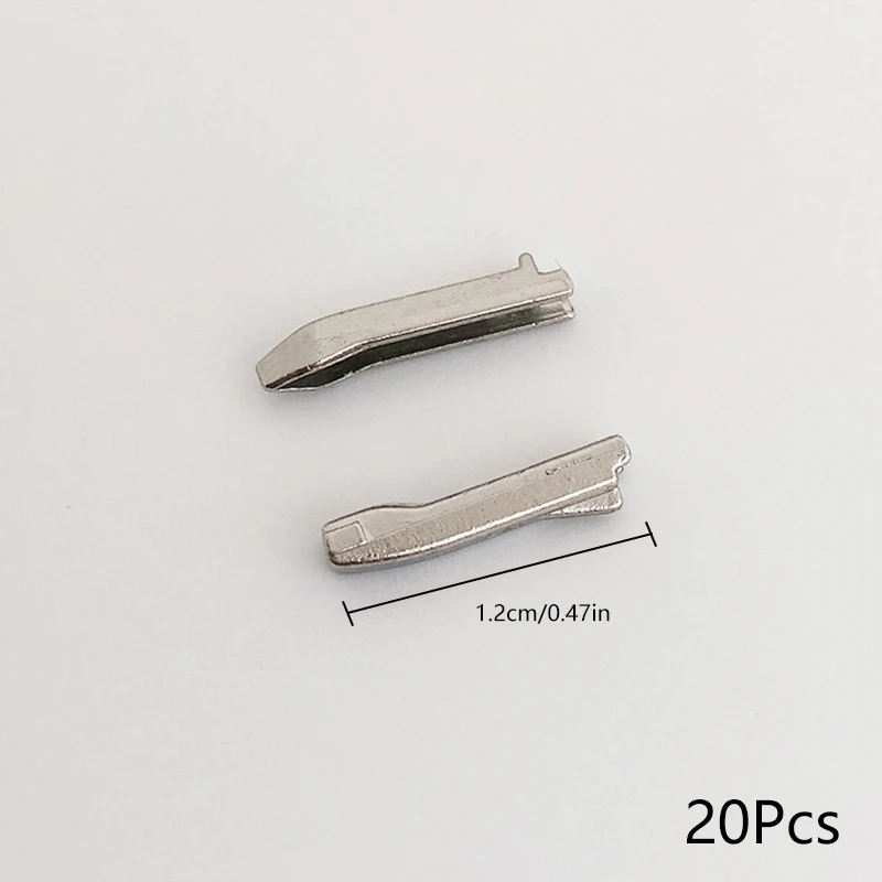 3# 5# 8# Double Open Zipper Latch Repair Kits 20pcs Tool For Zippers Non-slip Stopper Coat Metal Two-way Zip Plug Buckle Bag zipper repair kit