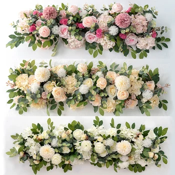 Luxury White Rose Backdrop Decor 4
