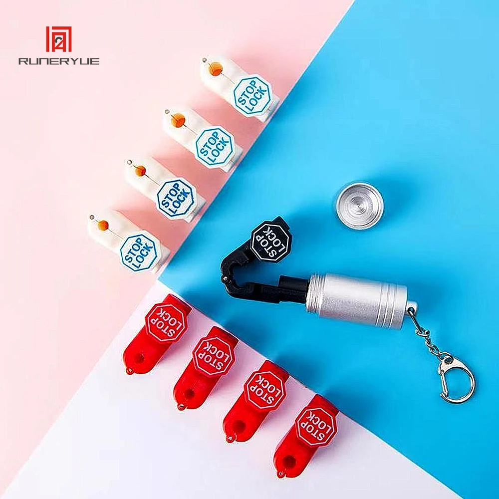 6mm EAS Security Tag Stop Lock Hook Security Display Hook Anti Theft Stoplock 100 pcs/Bag security tag accessory