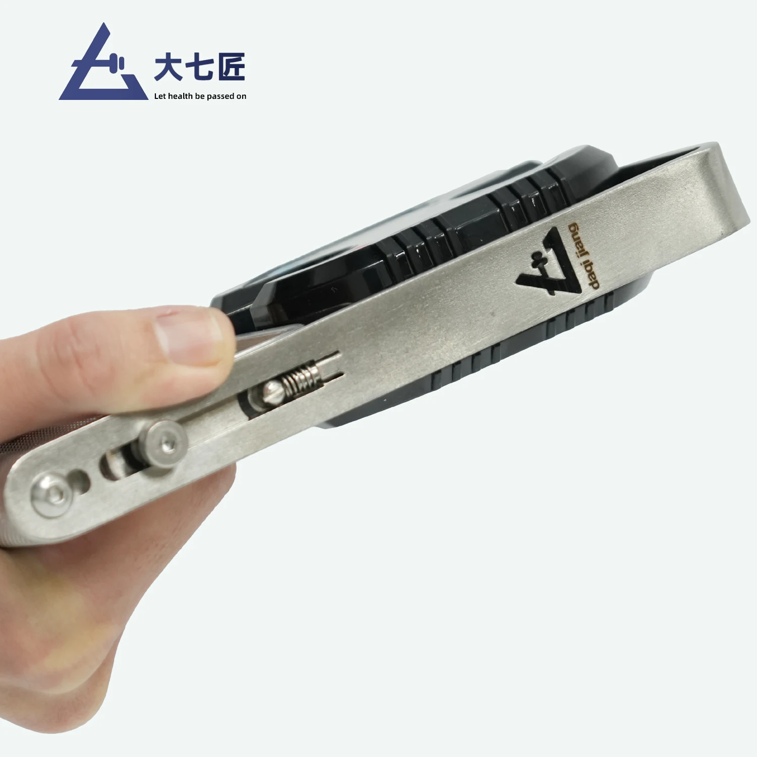 Hand Strengthener Forearm Exerciser Wrist Exerciser Hand Grip Strengthener Hand Grip Trainer Daqi Spring Gripper Digital Display Grip Meter Flexion Finger Muscle Training Special Strength Data Test Belt Digital Display