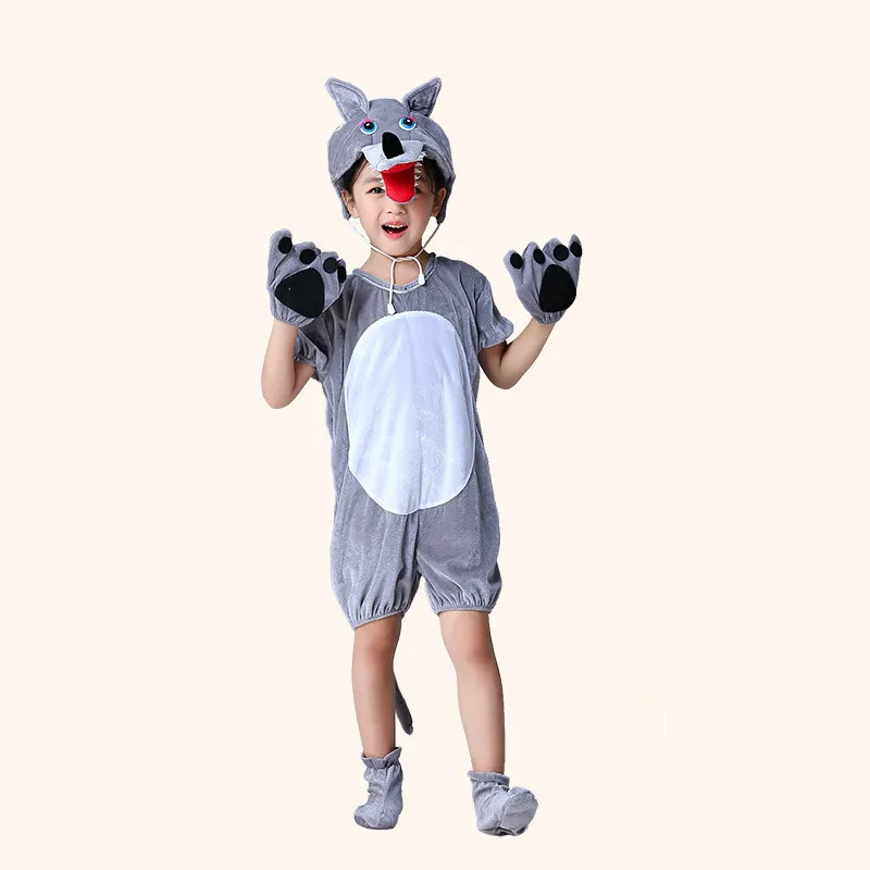 3pcs wolf, felt dress for kids costume party multitool favors tale Therian  mask - AliExpress