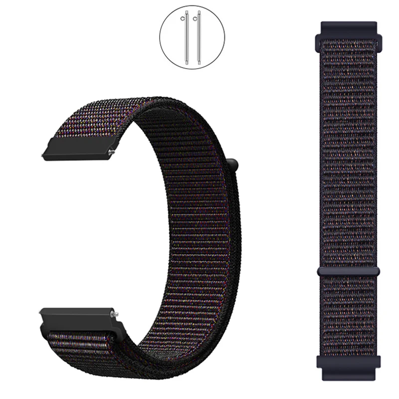 Breathable Nylon Watch Band, 20mm/22mm Strap