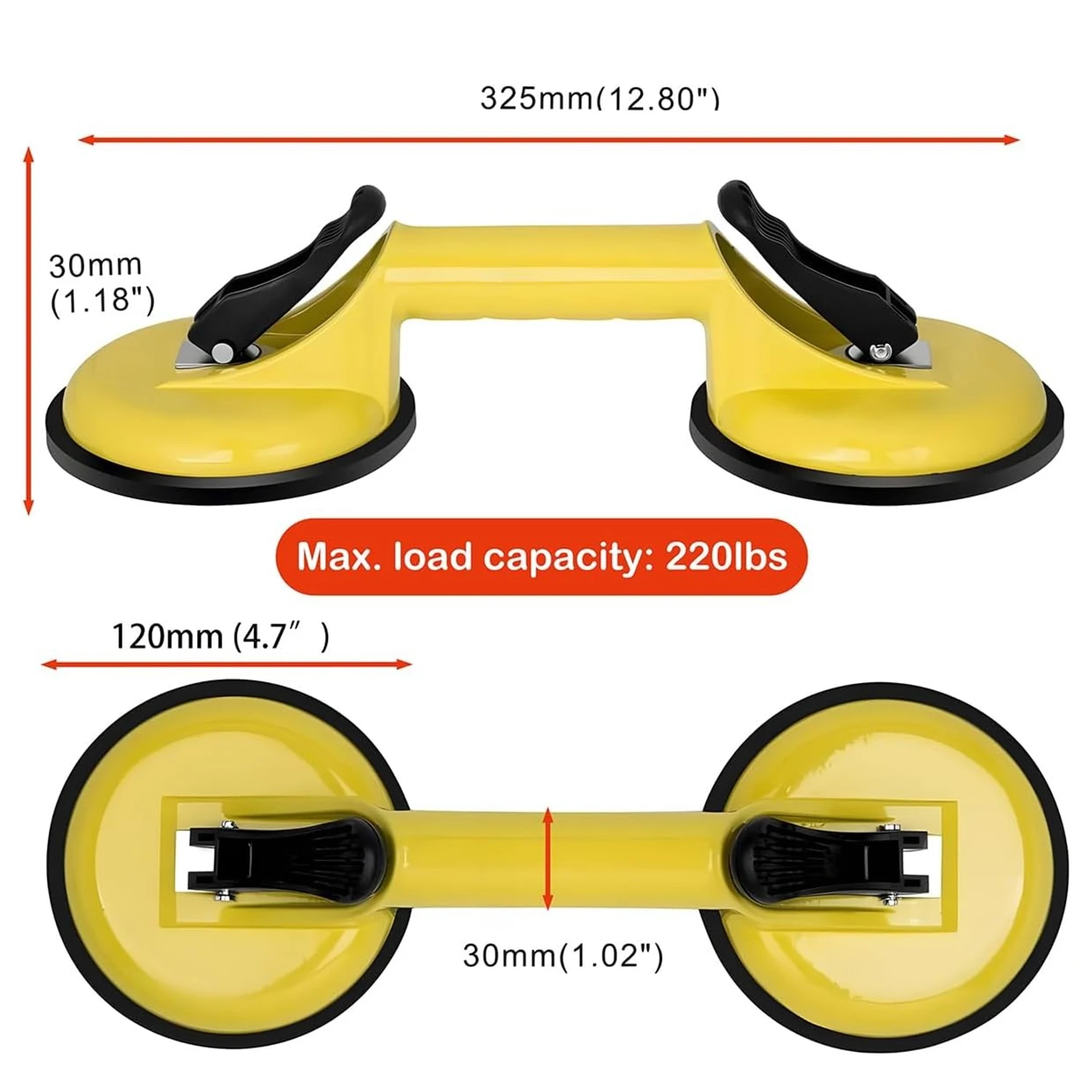 Magnets Super Strong Vacuum Suction Cup for Glass Sucker Porcelain Tile Adsorber Fixing Suction Cups Tile Tools Lifter vacuum suction cup vacuum sucker