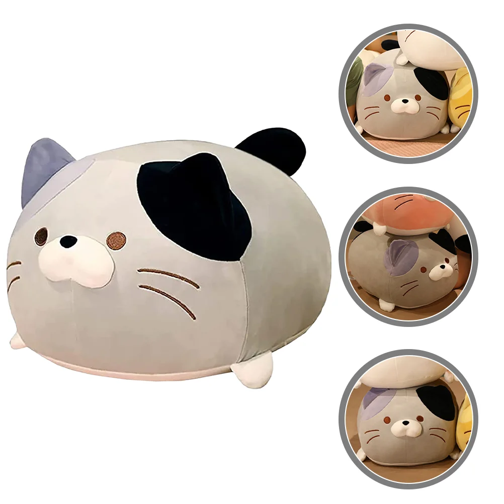 Toy Pillow Supple Throw Baby Stuffed Animals Cute Desktop Cat Adorable Plush Shaped Child