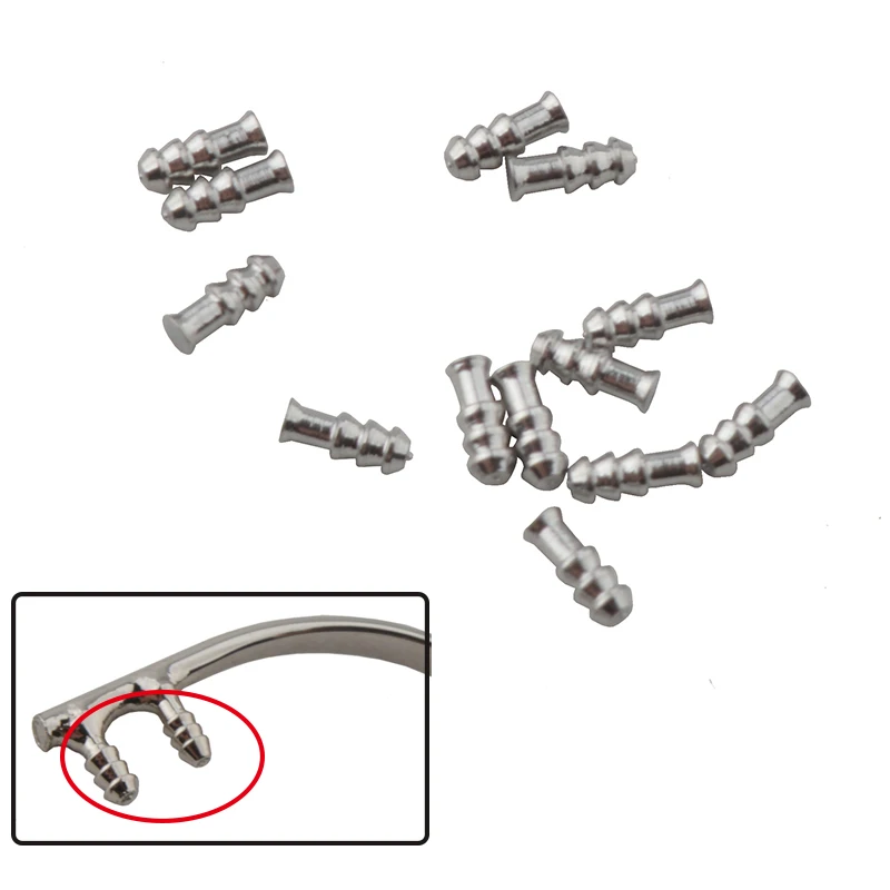 1000pcs 1.1x3.0mm Eyeglasses Pin Rimless Eyewear Repair Accessory Glasses Repair Tools