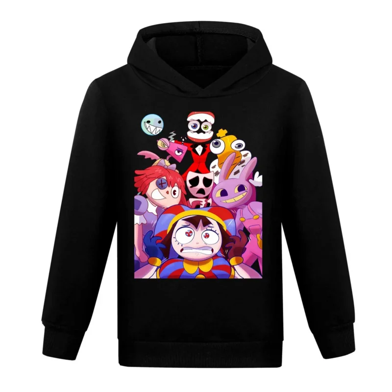 

New Movie the Amazing Digital Circus Hoodie Children Clothes Kid Girls Boy Sweatshirt Hoody Baby Top Pullover