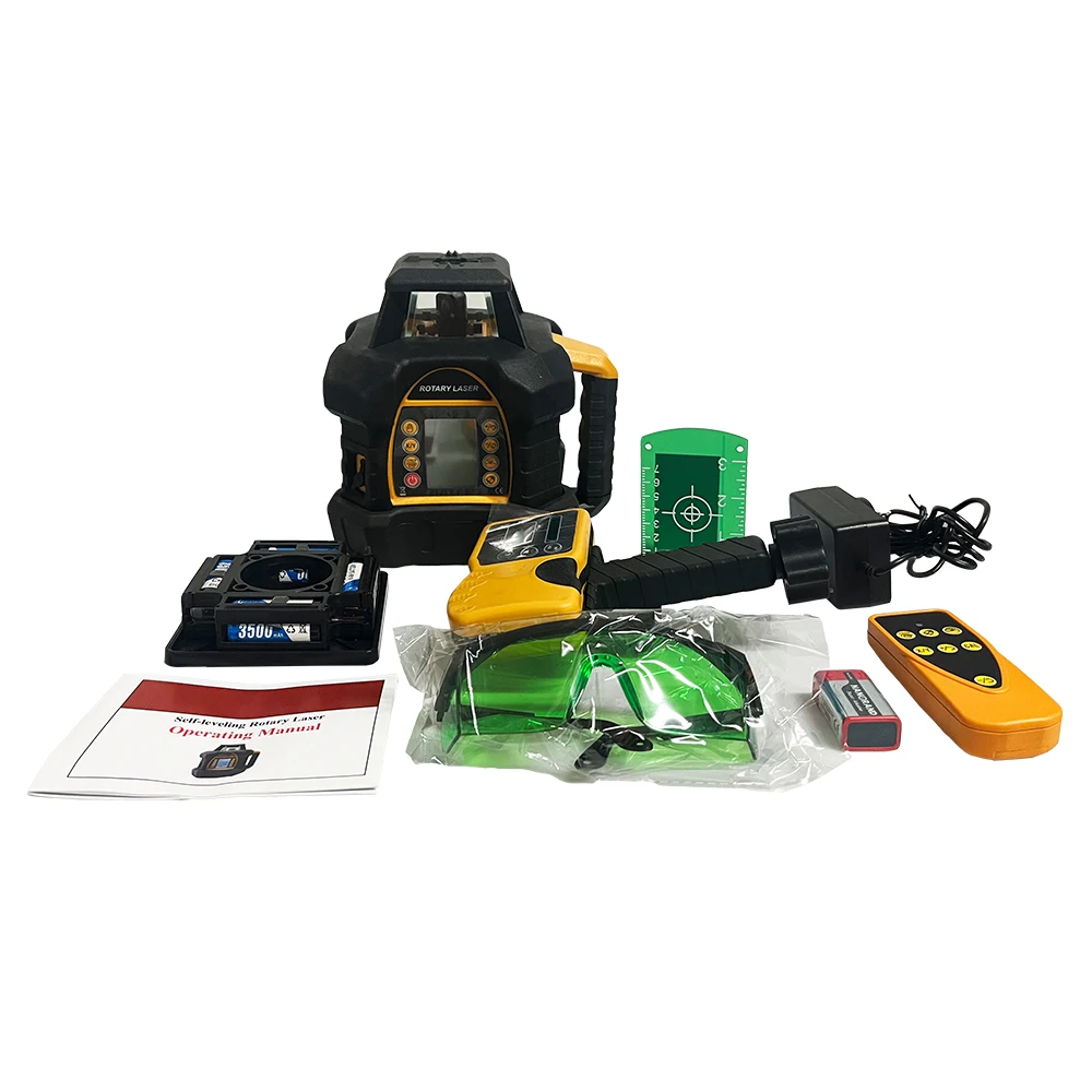 Heipoe 2016G green beam Self-leveling 5 Rotation Speeds,Scan/Slope Mode,Receiver