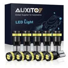 AUXITO-W5W LED T10 LED Canbus 전구, 자동차 주차 위치 정리 조명 인테리어 지도 돔 독서 램프 12V 화이트, 10 개