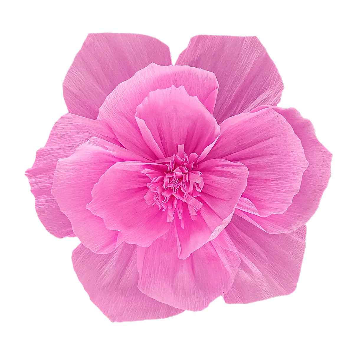 Crepe Paper Flower and Butterfly Wall Decoration Set for Parties and Home Decor
