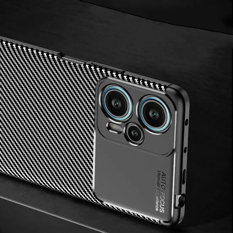 Luxury Business Soft Carbon Fiber Protective Phone Case Cover