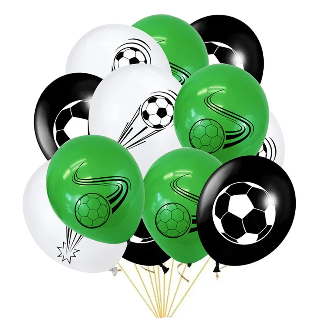 

12Inch Football Theme Latex Balloon Set Sports Boy Happy Soccer Birthday Party Decors Football Sports Party Supplies Balons