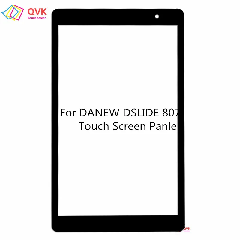 

New 8 inch Black For DANEW DSLIDE 807 NOIR Tablet PC capacitive touch screen digitizer sensor glass panel