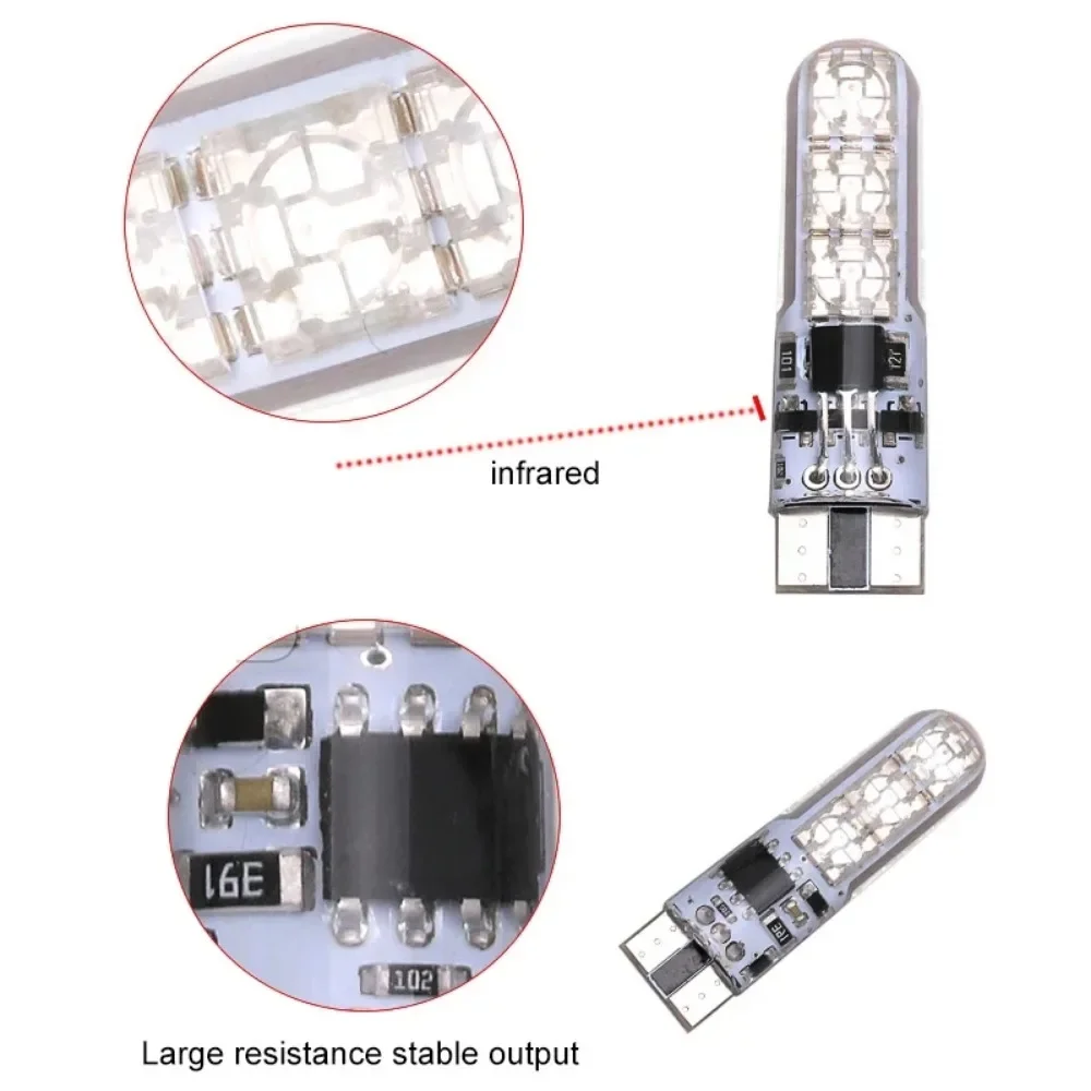 LED Auto 194 168 161 2825 Lampadina LED T10 W5W Arancione - 5 SMD 5050, Per Luci Targa, Indicatori, Compatibile Con Molte Auto Luci Targa LED Arancioni - Foto 8