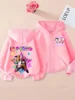 Zipper Hoodies Kpop Demon Hunters Hoodie Children's Clothing Kid Girls Boys Sweatshirt Sajaboys Zipper Hoodie Baby Casual Tops