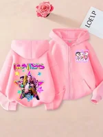 Zipper Hoodies Kpop Demon Hunters Hoodie Children's Clothing Kid Girls Boys Sweatshirt Sajaboys Zipper Hoodie Baby Casual Tops