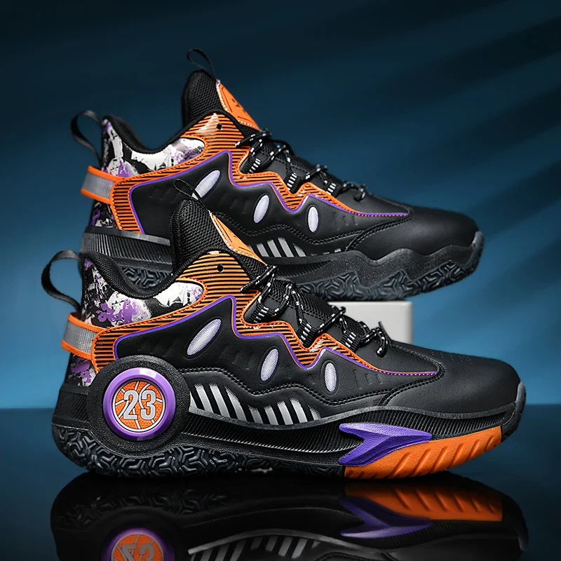 

New Men Basketball Shoes Free Shipping Outdoor Athletic Men's Basketball Sneakers Breathable Training Shoes Women Sport Sneaker