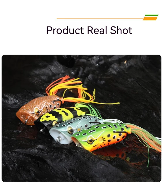 Fishing Lure Big Mouth Frog 6cm 16g Modify Frogs Artificial Lure Soft Bait  Tractor Popper Catch Snakeheafd Fish Bass - AliExpress