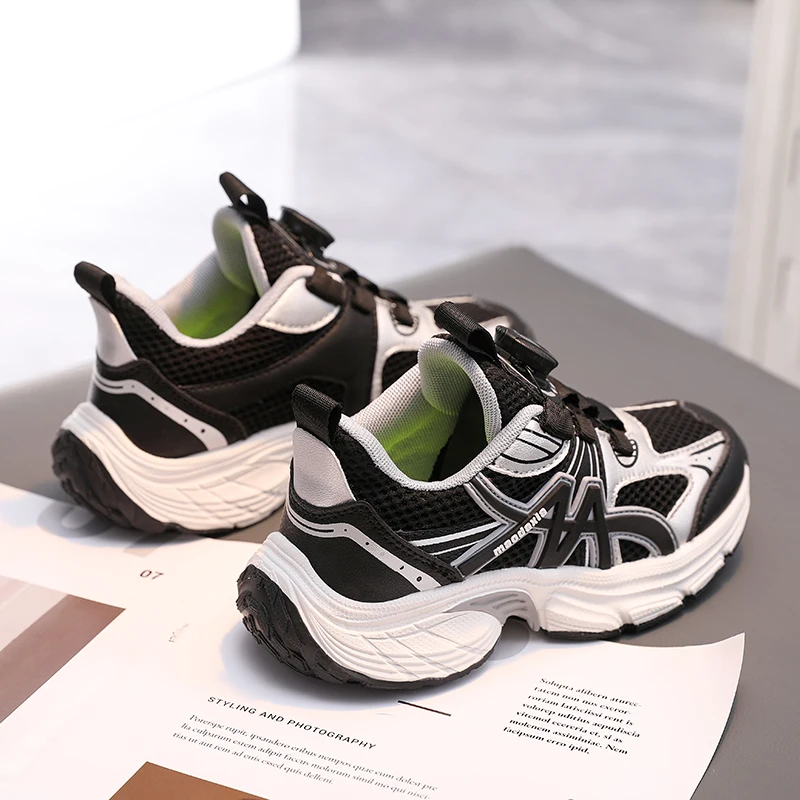 Children Shoes for Girls Breathable Mesh Sports Shoes Casual Sneakers for Kids Boys Comfortable Lightweight Running Shoes 6