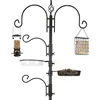 Bird Feeding Station Kit Bird Feeder Pole Wild Bird Feeder Hanging Kit Planter Hanger Multi Feeder Hanging 2