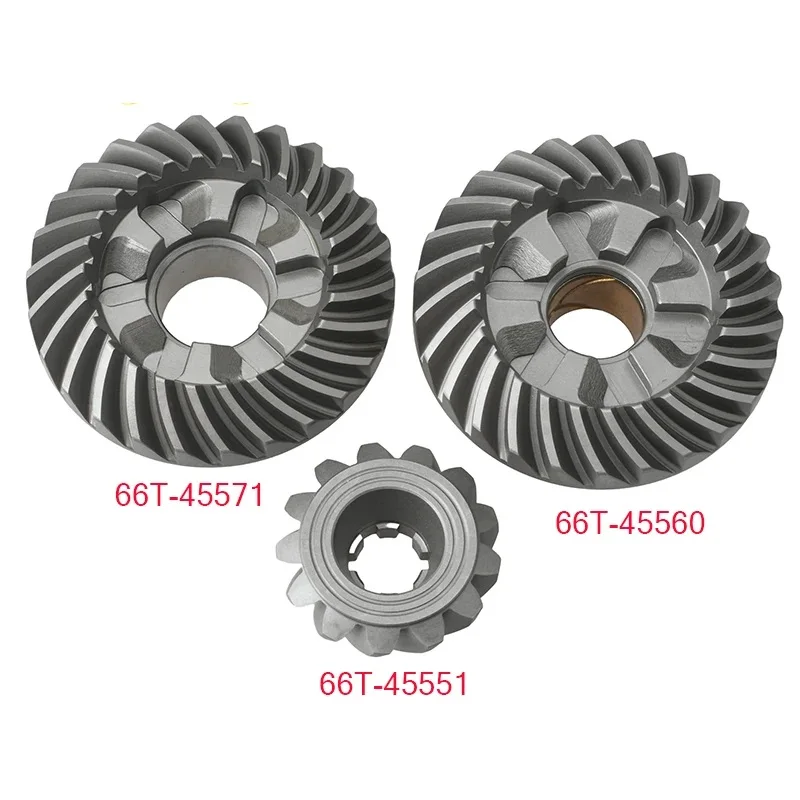 66T-45560 66T-45551 66T-45571 Gear Kit For Yamaha Outboard Motor Parsun Hidea 2T 40HP 40X Forward Reverse Pinion