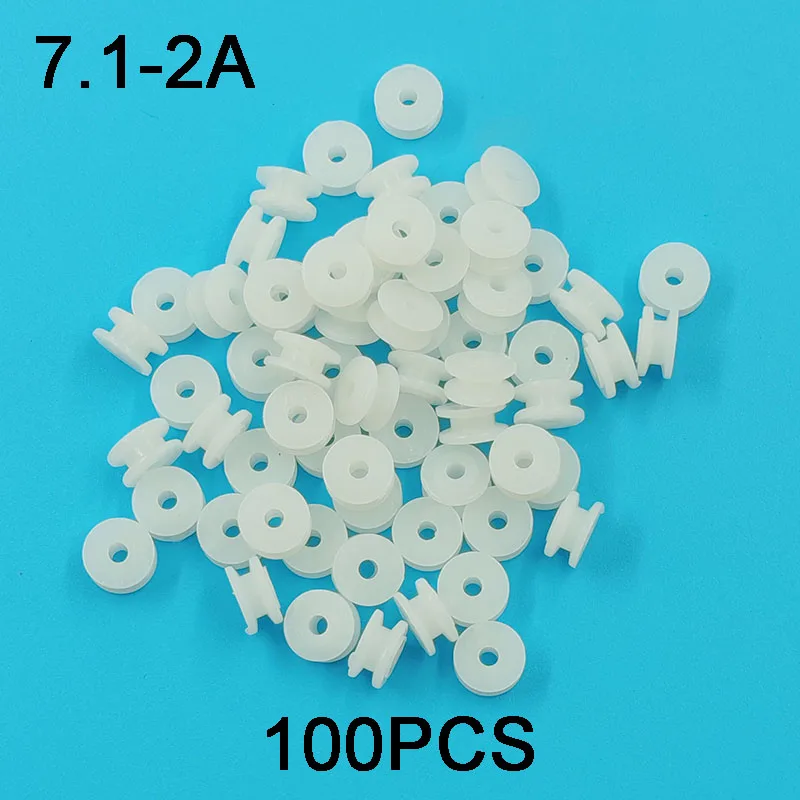 Timing belt pulley 7.1-2A diameter 7.1mm for 2mm shaft plastic