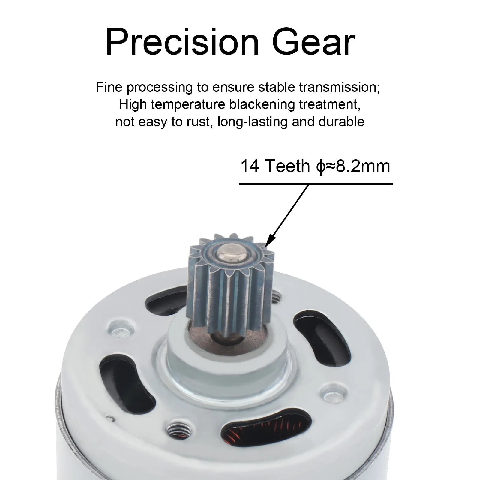 elétrica, RS550 DC Motors, 14 Dentes, 21V,