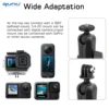 Camera Clamp Mount for GoPro DJI Insta360 Dual 360°Ball Head Magic Arm Universal Holder Bike Handlebar Motorcycle Bracket 5