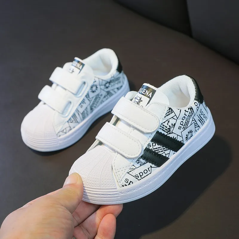 children's shoes for adults 2022 Spring and Autumn New Korean Version Soft Sole Children's Single Shoes Boys Baby Low-Top Sports Sneakers Girls Shell Head slippers for boy