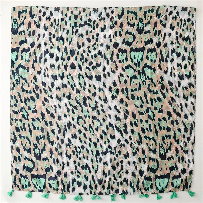 Luxus Neue Mode Spot Print Damen Frauen Schal Weibliche Baumwolle Leinen Schal Quaste Vier Jahreszeiten Moslemisches Hijab Wrap Lüften – Detail 7