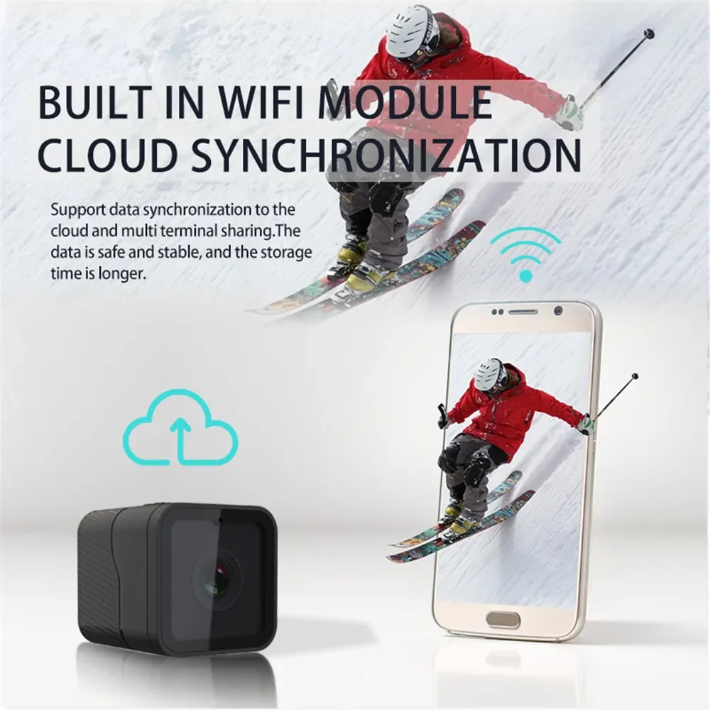 Full HD 1080P 2025 Sports DV Go Pro Action WiFi Sports Camera Underwater Waterproof Outdoor Travel Video Recording CMOS Hot Sale 6