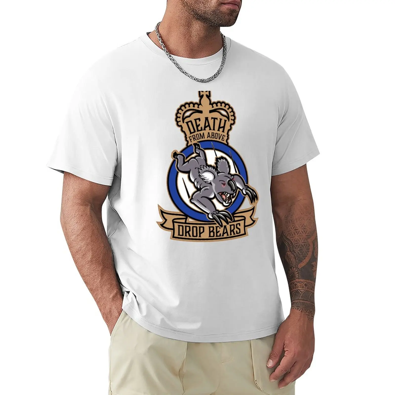 

Drop Bears T-Shirt customs vintage clothes quick-drying mens graphic t-shirts