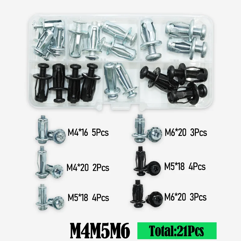 Jack Nut Screw 21pcs