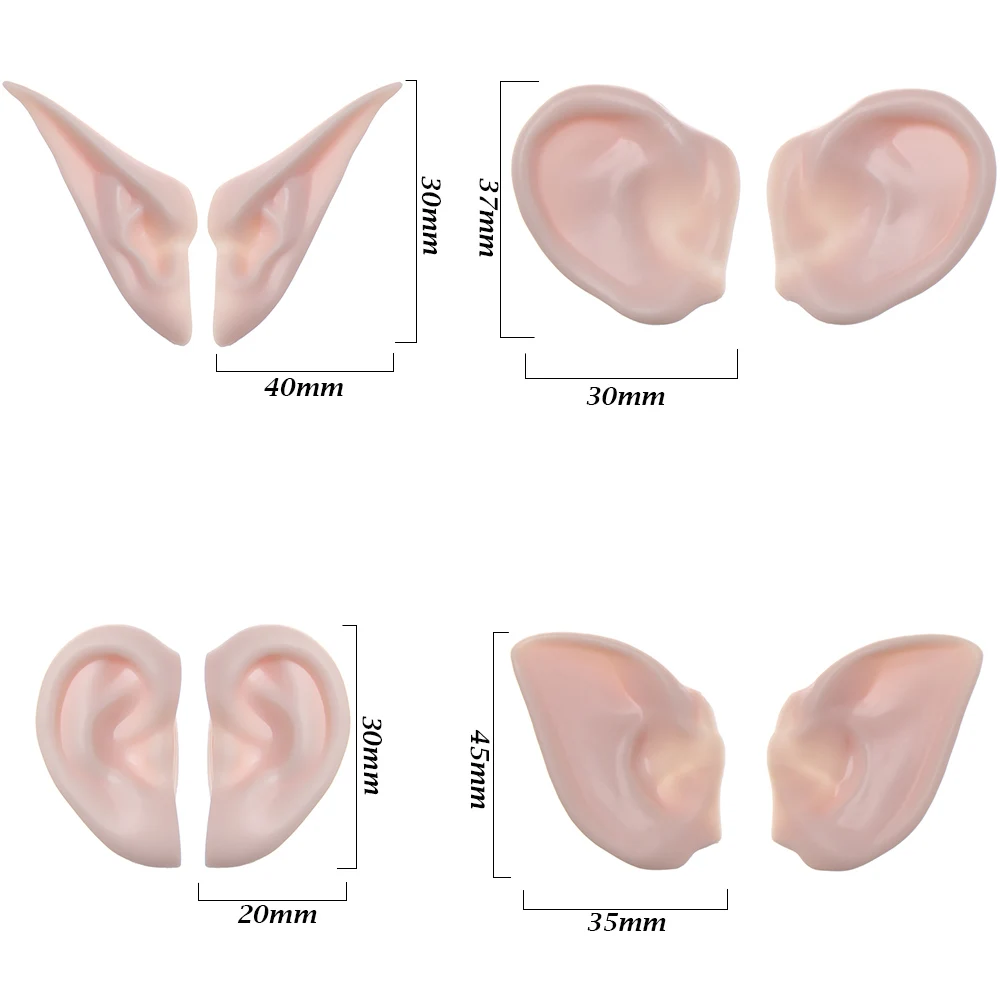 Toy Ears Toy Blyth Doll Accessories No Doll Icy White Natural Only Tan Dark Ears Artificial Toys Super Black Skin Dolls