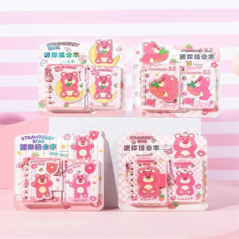 

16pcs Disney Lotso Huggin Bear Notebooks Notepad Daily Weekly Agenda Planner Stationery Office School Supplies Wholesale Prize